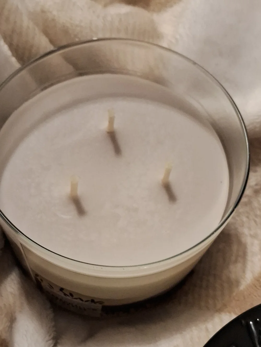 Bath & Body Works Marshmallow Fireside Scented Candle - Cream, Black, Brown